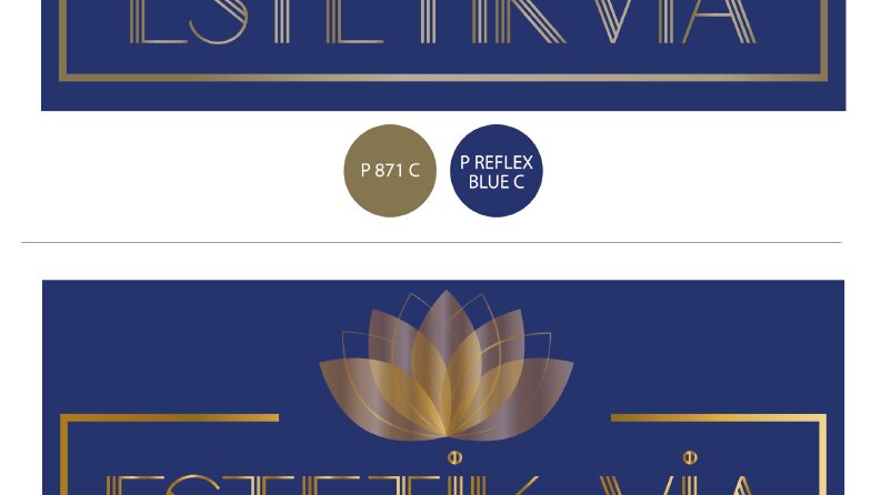 EstetikVia - Logo/Tabela Çalışması