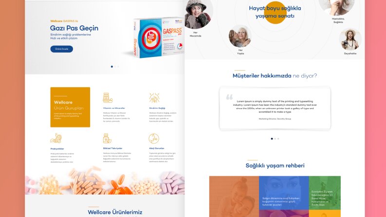 Tanıtım Website Tasarımı (landing page)