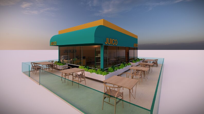 JUICO-butik cafe tasarım