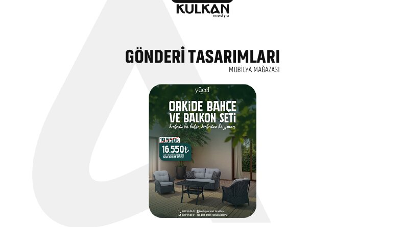 Sosyal Medya - Mobilya Mağazası