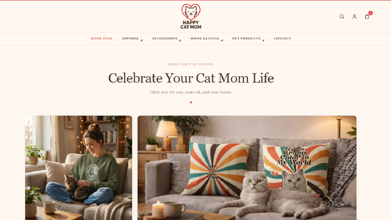 Happy Cat Mom Sitesi