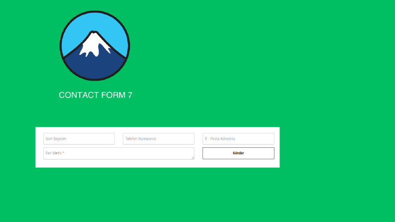 Contact Form 7 Form Tasarımı