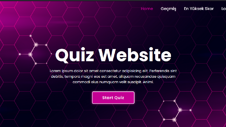 React Quiz App düzenlemesi