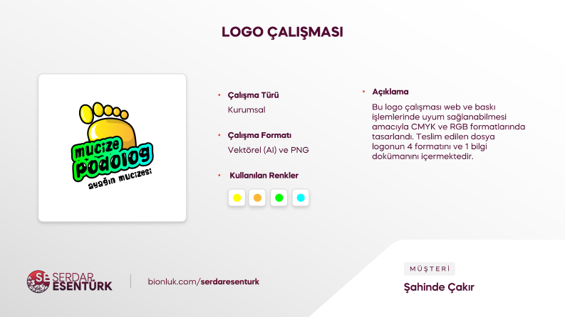 Mucize Podolog Logo Çalışması