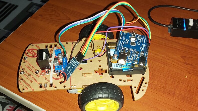 Bluetooth kontrollü araç yazılımı ve devresi