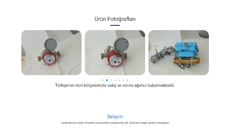 Müşteri isteğine göre tek sayfa tasarım