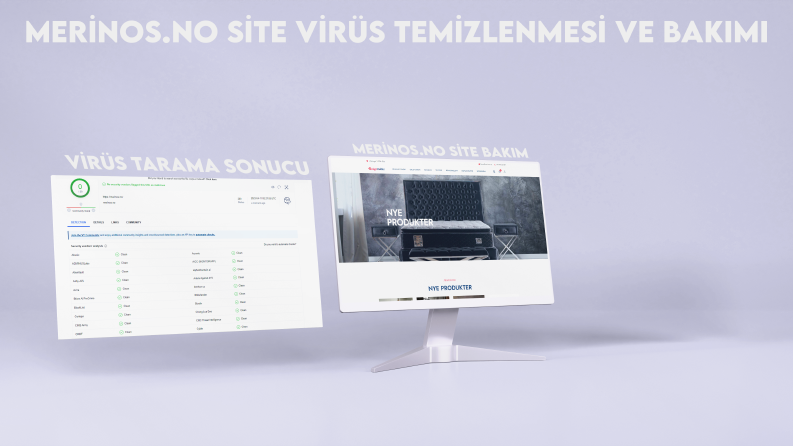 Merinos.no WordPress virüs temizleme genel bakım