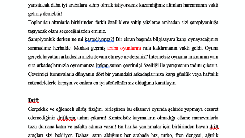 İçerik metni