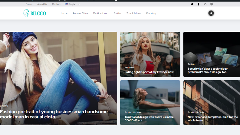 Bilggo.com Adlı web sitemizi yapılandırdık.