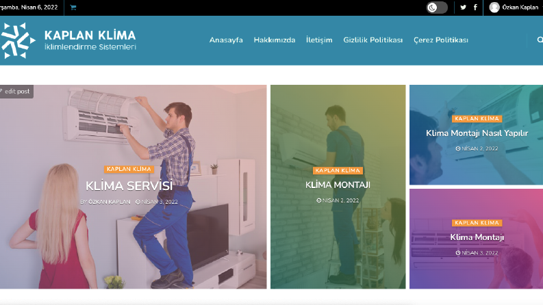 wordpress site tasarımı