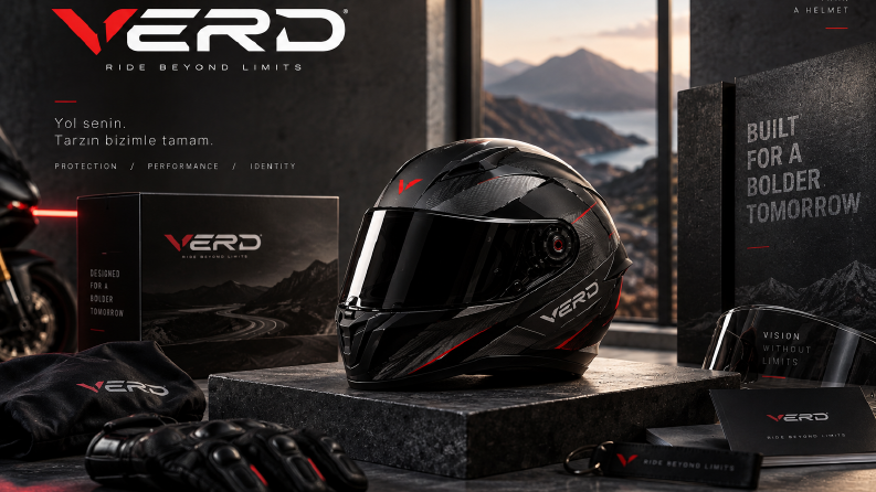 Verd Kask Üretim Markası - Logo Çalışması