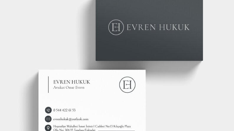 Evren Hukuk Kartvizit Tasarımı