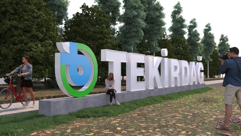 Tekirdağ park bahçe tabela