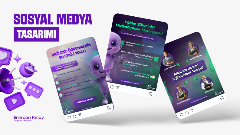 English Course - Sosyal Medya Tasarımı