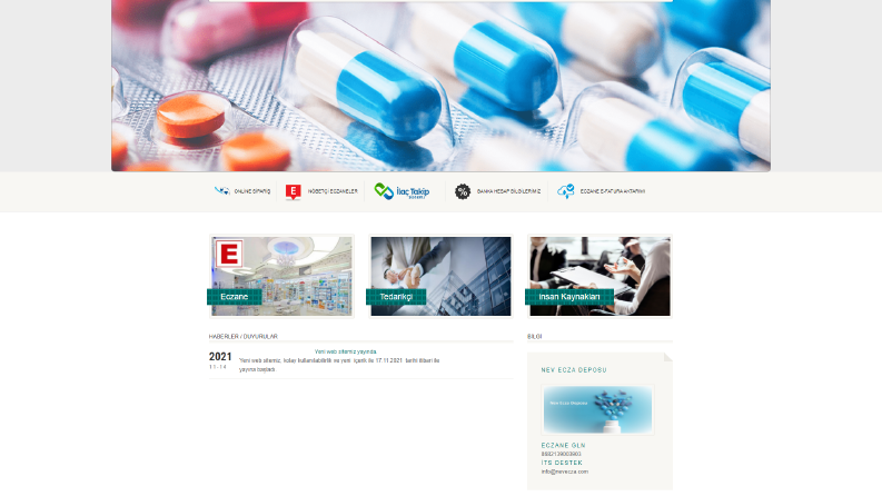 Nev Ecza Deposu- Yandex Kurumsal Mail Kurulumu