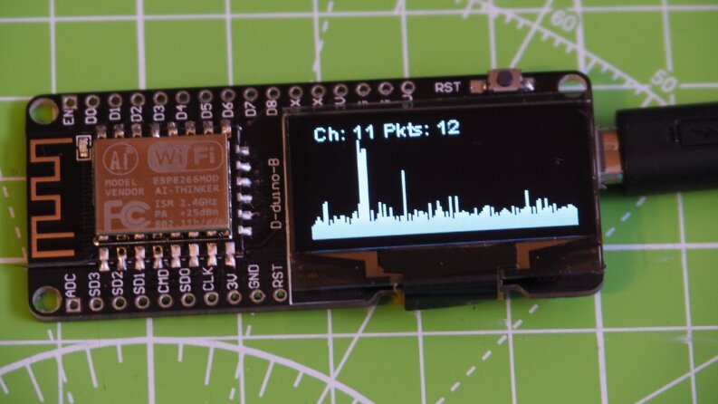 ESP8266 NodeMCU Deauth ve Dissas. Paketlerinin Tespiti
