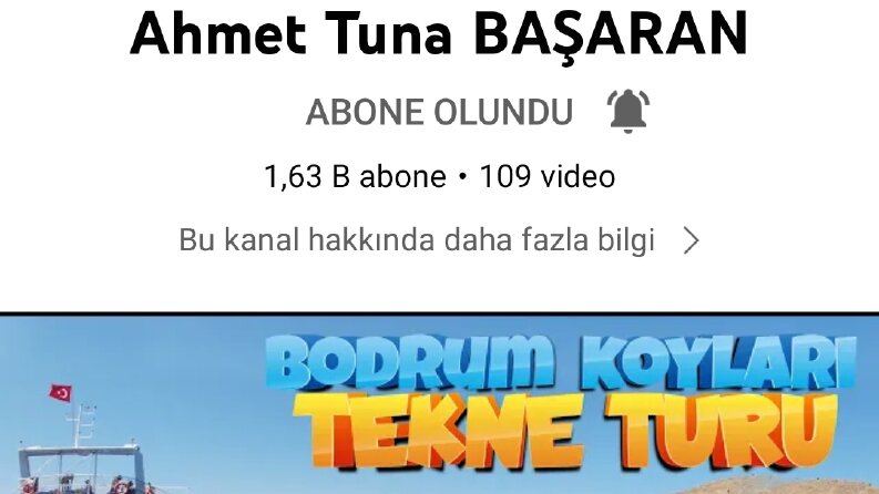 YouTube İşlemlerimiz