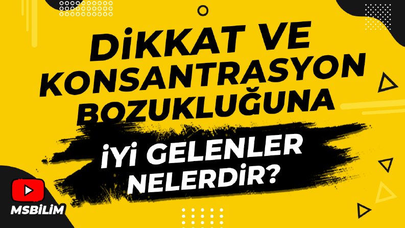 MSBİLİM - Dikkat ve Konsantrasyon Video Küçük Resmi