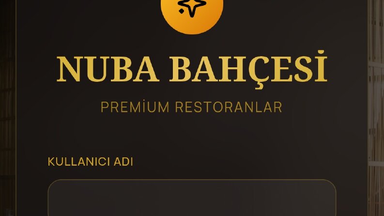  menü ve garsonlar için sipariş web tabanlı sistem