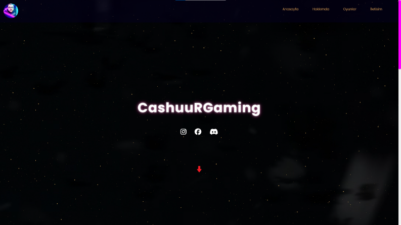 cashuurgamingtv web site tasarımı