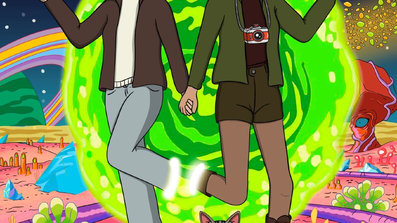 rick and morty çizimleri