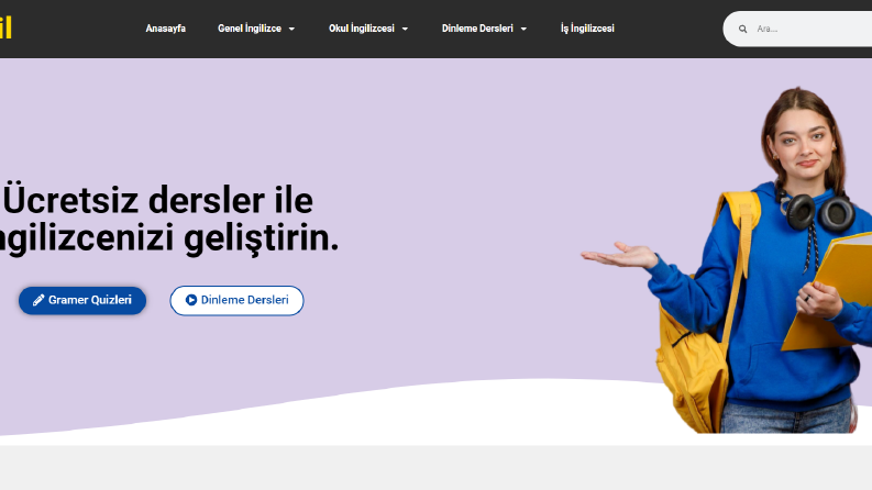 Anasayfa, Header ve Footer Düzenlemesi