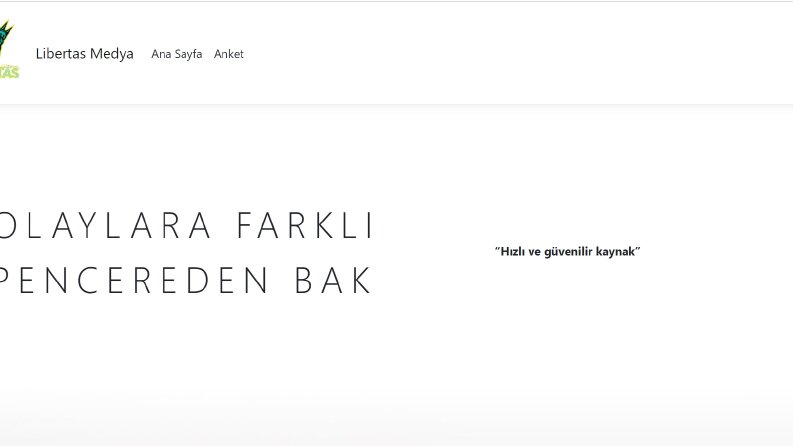 .Net Core ile Kişisel web sitesi ve anket oluşturma