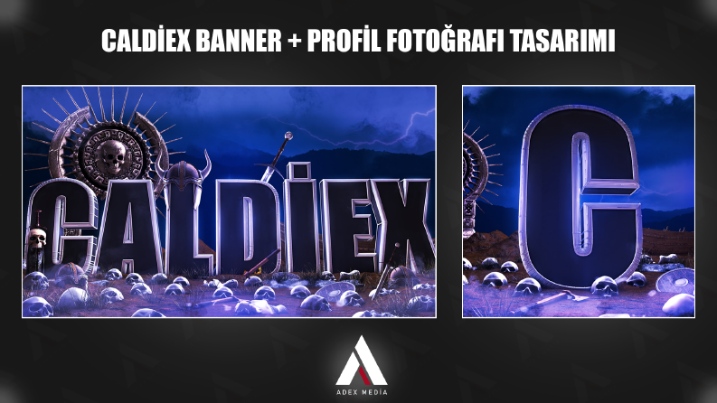 Caldiex Sunucusu Banner Ve Profil Fotoğrafı Tasarımı