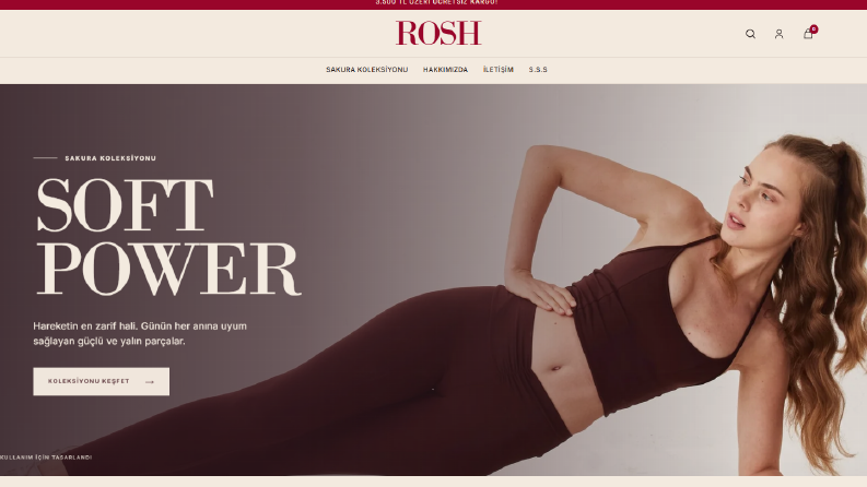 Rosh Activewear Sitesi