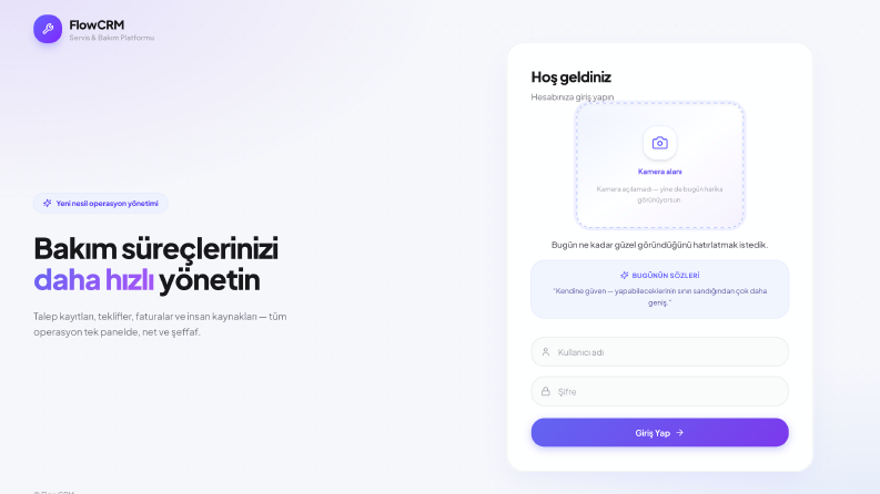FlowCRM Web & Docker VPS Sunucu Kurulumu