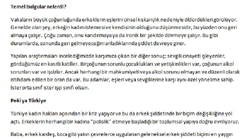 İçerik Yazıları