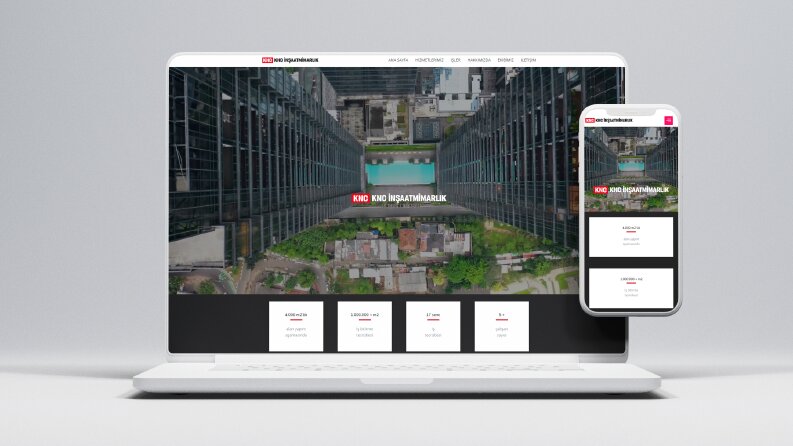 KNC İnşaat Mimarlık - Anahtar Teslim Web Sitesi