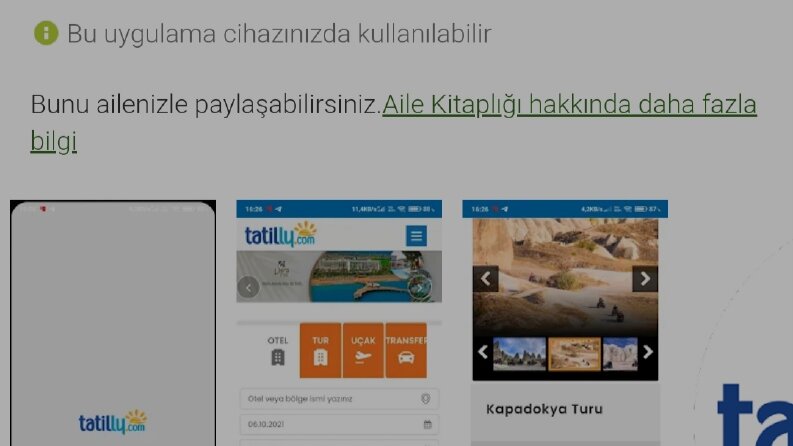 Tatilly.com için WebView hizmeti