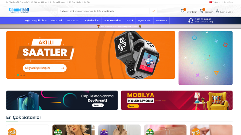 Alıcım için hazırladığım e-ticaret sitesi. tarotkapisi.com
