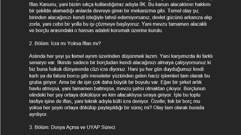 Türkiye'de İcra ve İflas Hukuku