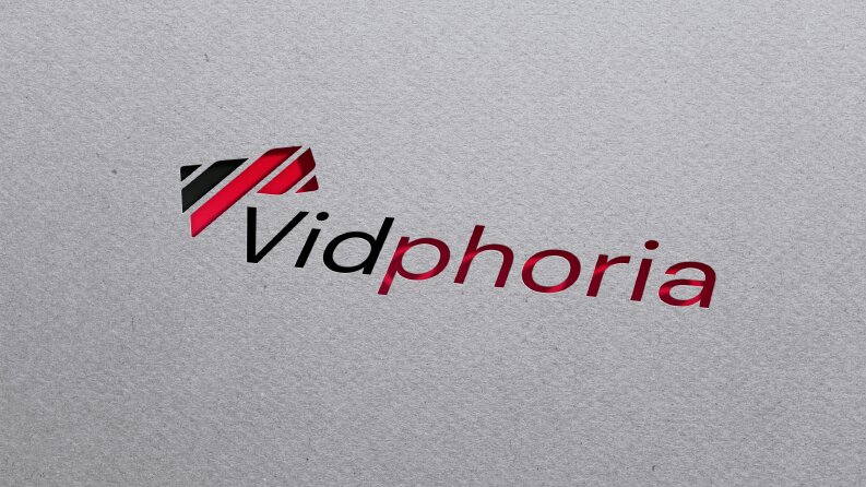 Vidphoria Video Editing Ajansı Logo Tasarımı