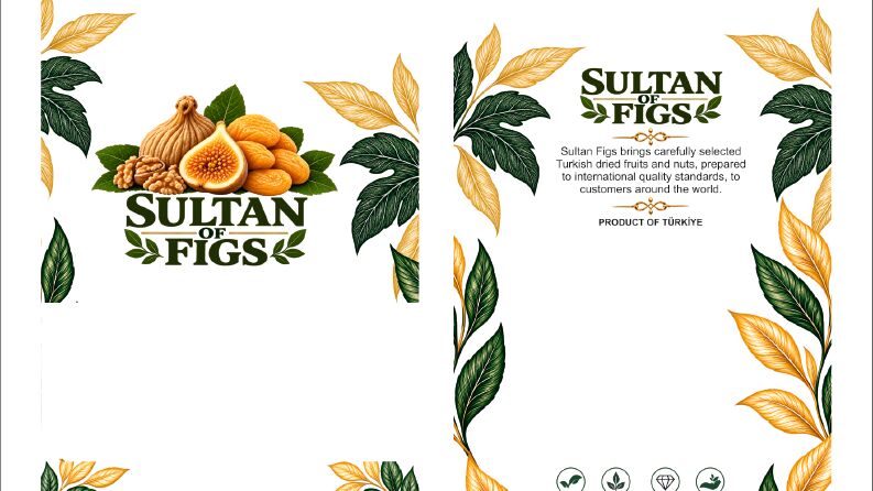 Sultan Figs | Doypack Ambalaj & Etiket Tasarımı