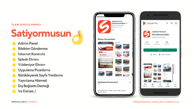 Satiyormusun - İlan Uygulaması
