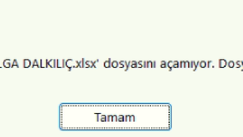 İlk iş örneği