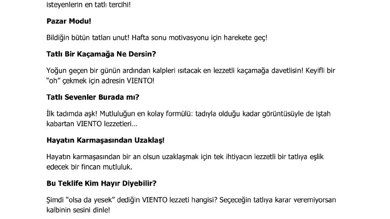 App bildirim metinleri