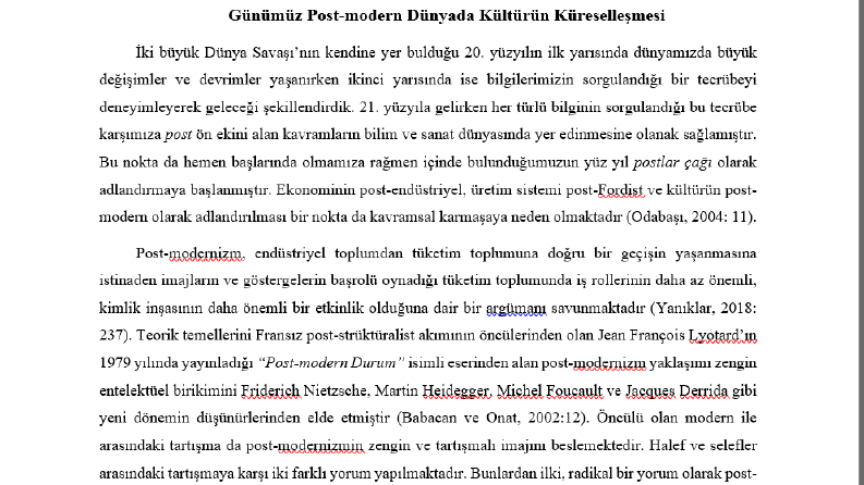 Makale Yazımı