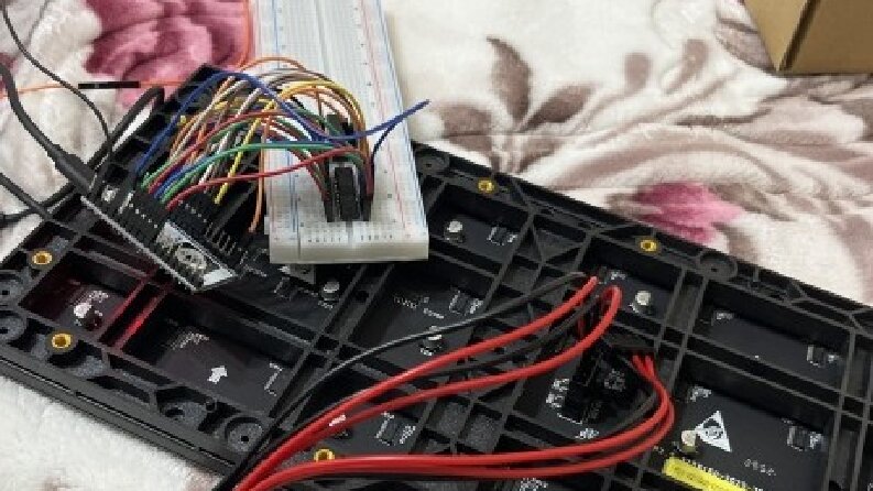 ESP32-S3 ile HUB75 LED Matrix Panel (FM6373D) Sürücü Yazılım