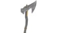 3D Old Battle Axe