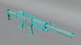 3D Silah Tasarımı - Game Ready
