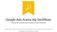Google ads sertifikalar