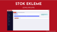 Stok Analizi ve Takip Sistemi