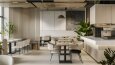 Ofis İç Mekân Tasarımı ve 3D Render Çalışması