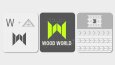  Wood World – Bungalow Brand Identity & Logo Design