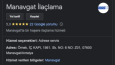 Google / Apple harita kaydı
