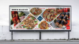 Coca-Cola ile yapılan iş birliği için billboard
